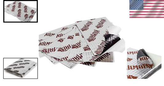 80 Mil 18 sqft Butyl Automotive Sound Deadening Mat - DIY Car Noise Insulation