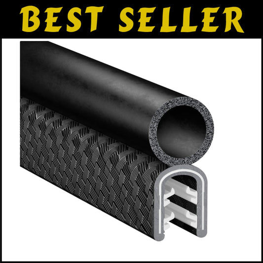 Flexible Trim Seal with Top Bulb – 25ft Weather-Resistant Seal for Cars & Boats
