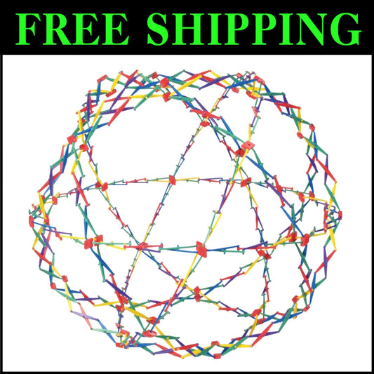 Original Hoberman Sphere: Expandable 30" Toy with Educational Booklet Included