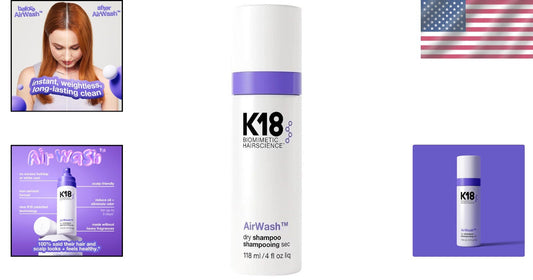 Refreshing Non-Aerosol Dry Shampoo for Balanced Scalp & Reduced Oil, 4 Fl Oz