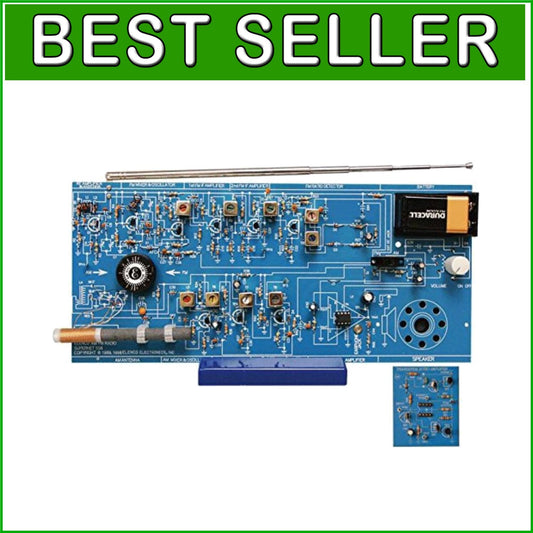 Engaging AM/FM Radio Project Kit - Master Soldering & Electronics Skills!