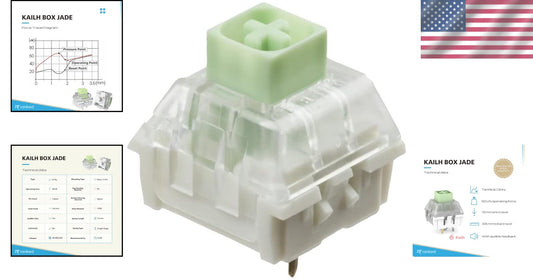 Professional Gaming Switches: 90 Kailh Box Jade for High-Performance Keyboards