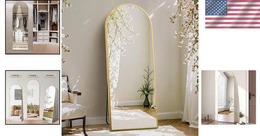 Versatile Full-Length Mirror w/ Shatterproof Glass - Modern Home Essential