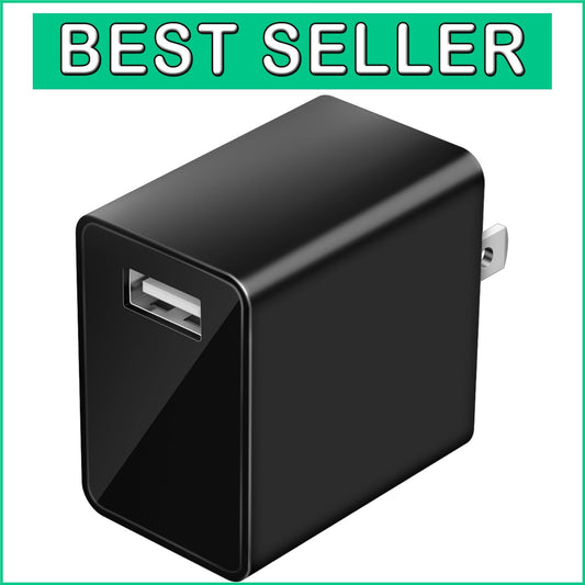 140-Degree USB Charger Security Camera - Real-Time Monitoring in Full HD 1080P