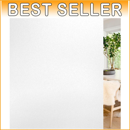 Static Cling Matte White Window Film - 99% UV Protection & Easy Application