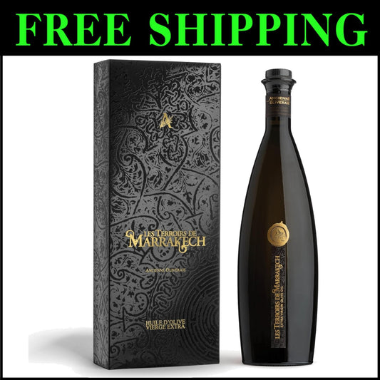 Gourmet Extra Virgin Olive Oil Gift Box - Organic Moroccan Cold-Pressed 500ml