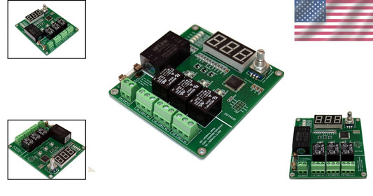 High-Efficiency 3-Channel Traffic Signal Relay with Integrated Status Indicators