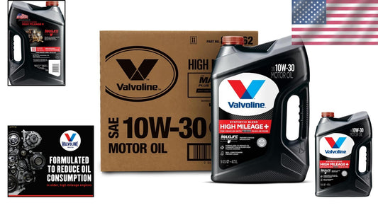 MaxLife Plus 10W-30 Motor Oil - 5 QT Case of 3 for Enhanced Engine Longevity