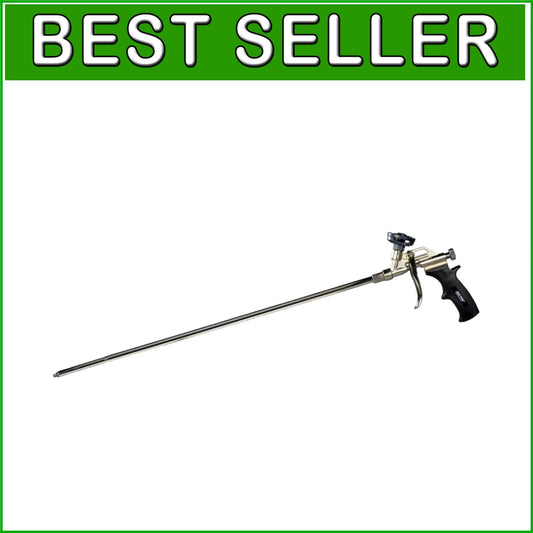 Durable Foam Insulation Gun with Long Nose & Smooth Trigger for Professional Use