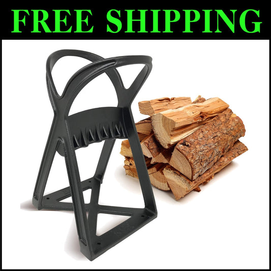 Kindle Quick Log Splitter: Alloy Steel Manual Tool for Safe Firewood Splitting