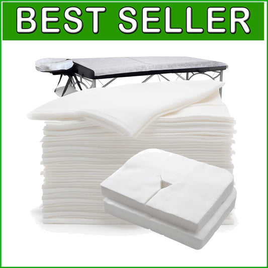 Premium 200 PCS Disposable Massage Sheets & Face Cradle Covers for Professionals