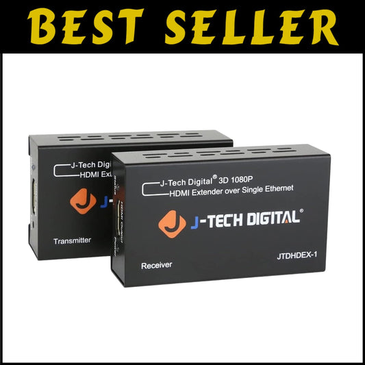 1080P HDMI Extender over Cat5e/Cat6 - 200ft with Dolby Digital/DTS Support