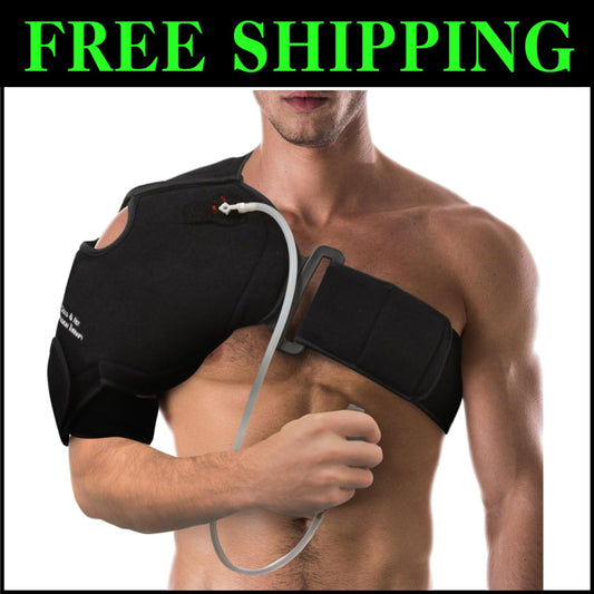 Rotator Cuff Injury Shoulder Brace with Hot/Cold Gel Pack - Accelerate Healing