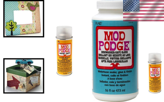 Professional 12 oz Matte Sealer & 16 oz Dishwasher Safe Finish for Crafting