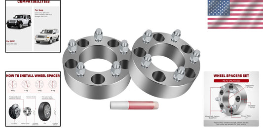 High-Performance 5x5 Wheel Spacers - Compatible with Wrangler & Grand Cherokee
