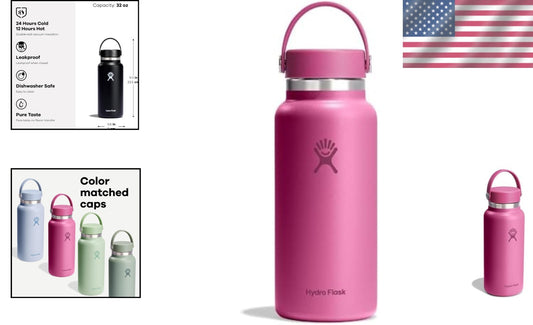 32 oz Insulated Stainless Steel Water Bottle with Leakproof Flex Cap - Reef