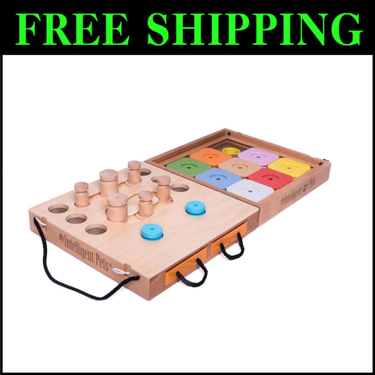 Durable Portable Dog Puzzle Toy & Slow Feeder - Enhance Play & Health Anywhere