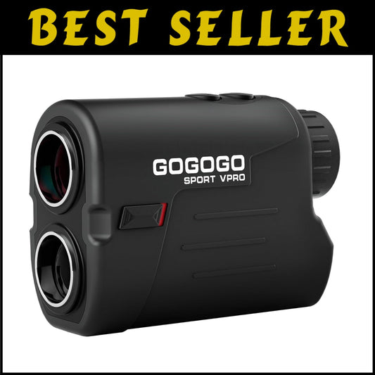 Precision Laser Golf/Hunting Rangefinder up to 1000 Yards with 6x Magnification