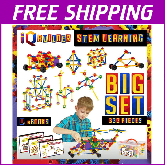 Engineering Creativity: STEM Building Toy for Ages 5-10 | Teacher Recommended