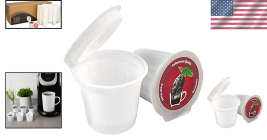 Portable 288 Count Fillable Pods for Keurig - Customize Your Coffee Experience