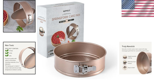 Baking Dream: 10-Inch Nonstick Springform Cake Pan with Quick Release Design