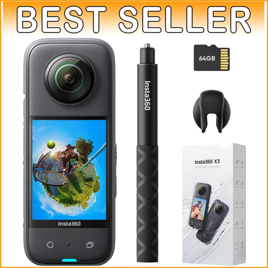 X3 360 Action Camera - Waterproof with FlowState Stabilization & Touchscreen