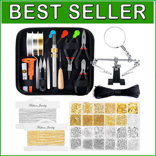 All-in-One Jewelry Making Supplies for DIY Crafts - 1857 Essential Pieces