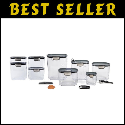 13-Piece Airtight Food Storage Container Set for Ultimate Kitchen Organization