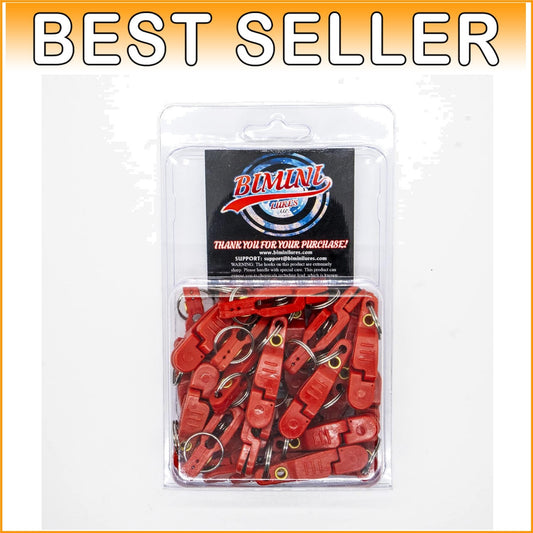 Pro Snap Weights Fishing Clips - 25 Corrosion-Resistant Trolling Accessories