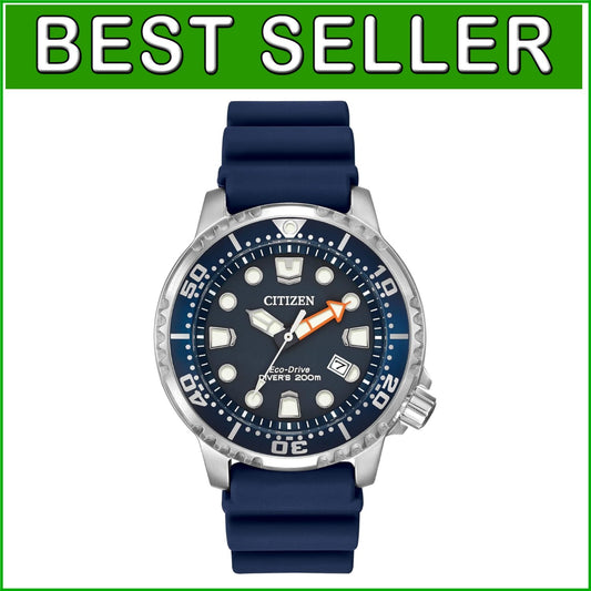 Eco-Drive Promaster Dive Watch - ISO Certified, Luminous & Water Resistant
