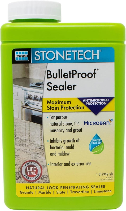 1 Quart Bulletproof Sealer - Water-Based Formula for Long-Lasting Stain Defense
