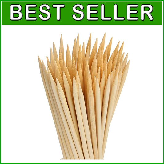 Party-Ready Birchwood Corn Dog Skewers 8.5" - Pack of 1005 Semi-Pointed Tips