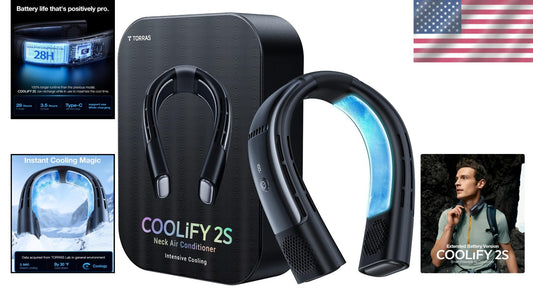 Smart App-Controlled Neck Air Conditioner: Instant Cooling for Outdoor Comfort