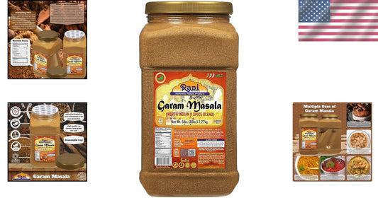 80oz Rani Garam Masala - All Natural 11-Spice Blend, Vegan & Gluten Friendly