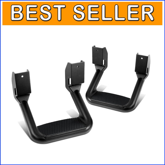 1" Diameter Stirrup Side Steps for Safety and Style - Fits Most SUVs & Pickups