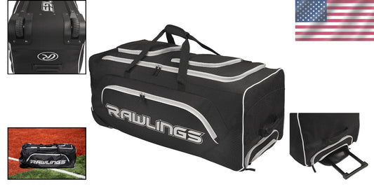 YADI Wheeled Catcher's Bag for Baseball & Softball - 37