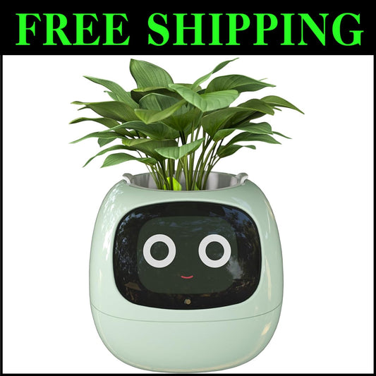 Lightweight AI Flowerpot with Gesture Interaction Features – Perfect Gift!