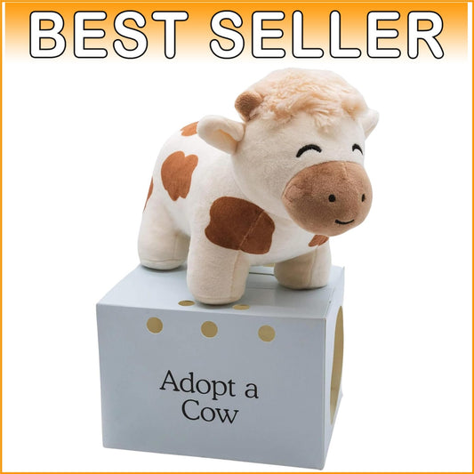 Charlie The Plushie - Small Stuffed Animal with Support for Farm Animals