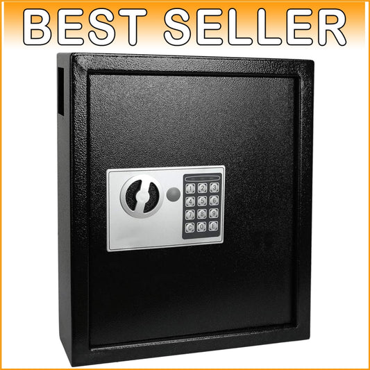 Durable 40-Key Wall Mount Digital Key Safe with Electronic Combination Lock