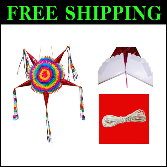 Authentic Handcrafted 32-Inch Piñata for Memorable Fiesta Parties & Birthdays