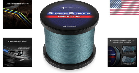 Low Visibility 15lb Zero Stretch Braided Fishing Line - Premium Performance