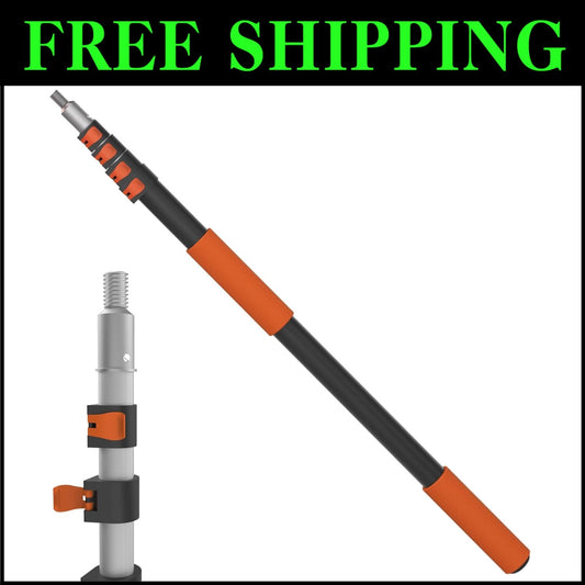 26FT Telescoping Extension Pole - Lightweight Aluminum for Versatile Tasks