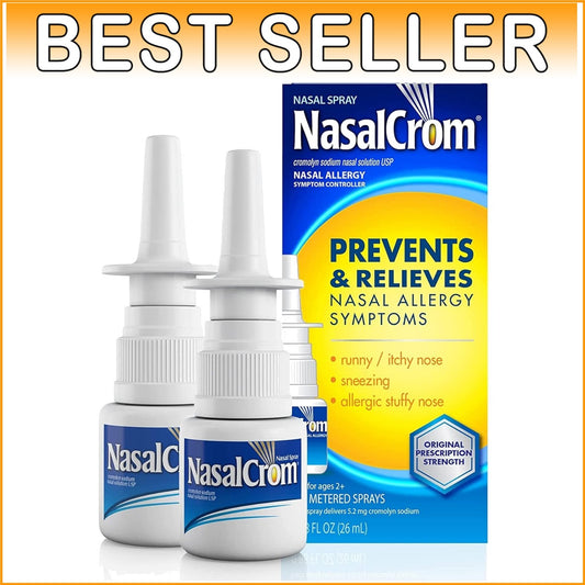 200 Sprays Non-Drowsy Nasal Spray Allergy Controller - 2 Pack Family Size