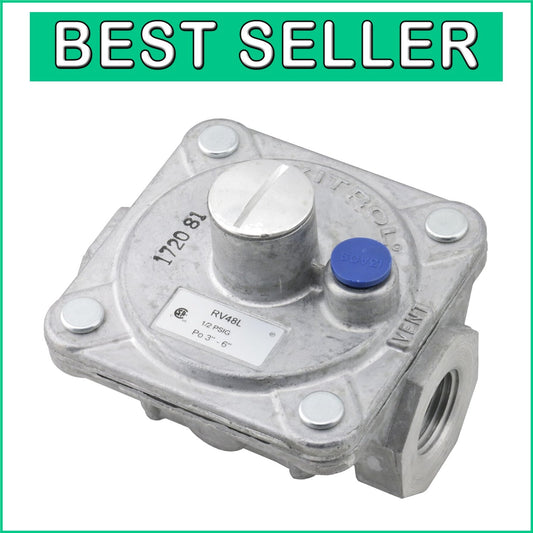 Efficient 1/2" Natural Gas Pressure Regulator - ANSI Standard NPT Fittings