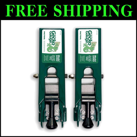 Adjustable Gecko Gauge Clamps: Perfect for Seamless 12-Foot Siding Installations