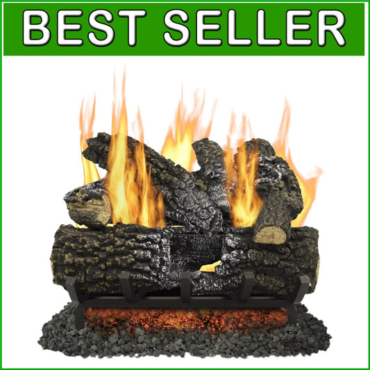 Efficient 18" Arlington Vented Gas Logs - Dual Burner & Match Light Ignition