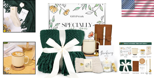 Elegant Sympathy Gift Basket: Cozy Fleece Blanket, Candle & Pampering Essentials