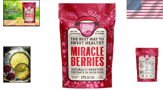 175 Premium Freeze-Dried Miracle Berries | A Fun Way to Cut Sugar and Cravings