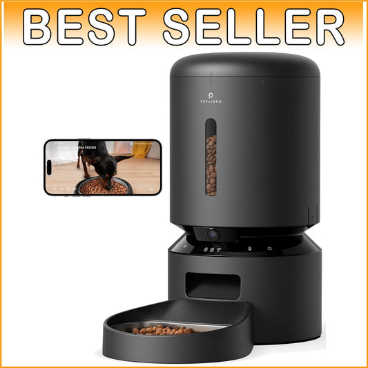 Automatic 5G WiFi Pet Feeder with Night Vision Camera & Voice Interaction