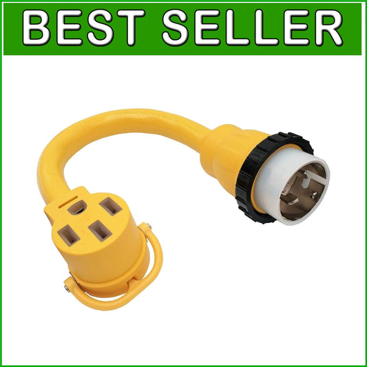 1.5FT 50A Shore Power Adapter NEMA SS2-50P/14-50R for RV & EV Charging